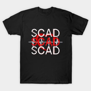 SCAD Female Heart Disease Heartbeat T-Shirt